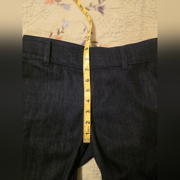 NWT Ann Taylor Loft Womens Dark Wash Bootcut Jeans Belt Loops Sz 2 27.5 Inseam - Picture 11 of 16